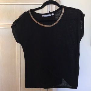 NY collection black light sweater top   Size med